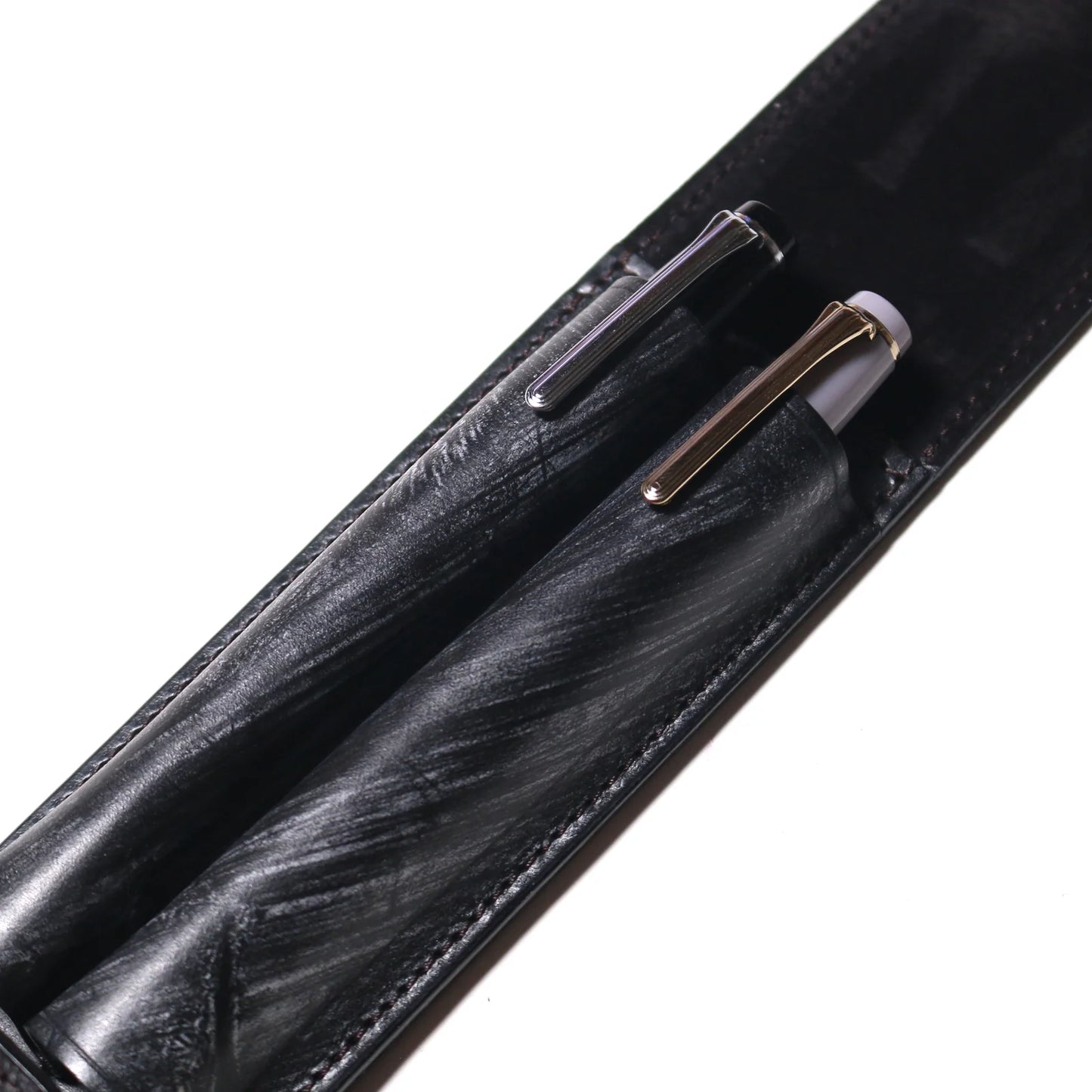 PRE-ORDER: Bridle Leather Fountain Pen Case (2 pens)