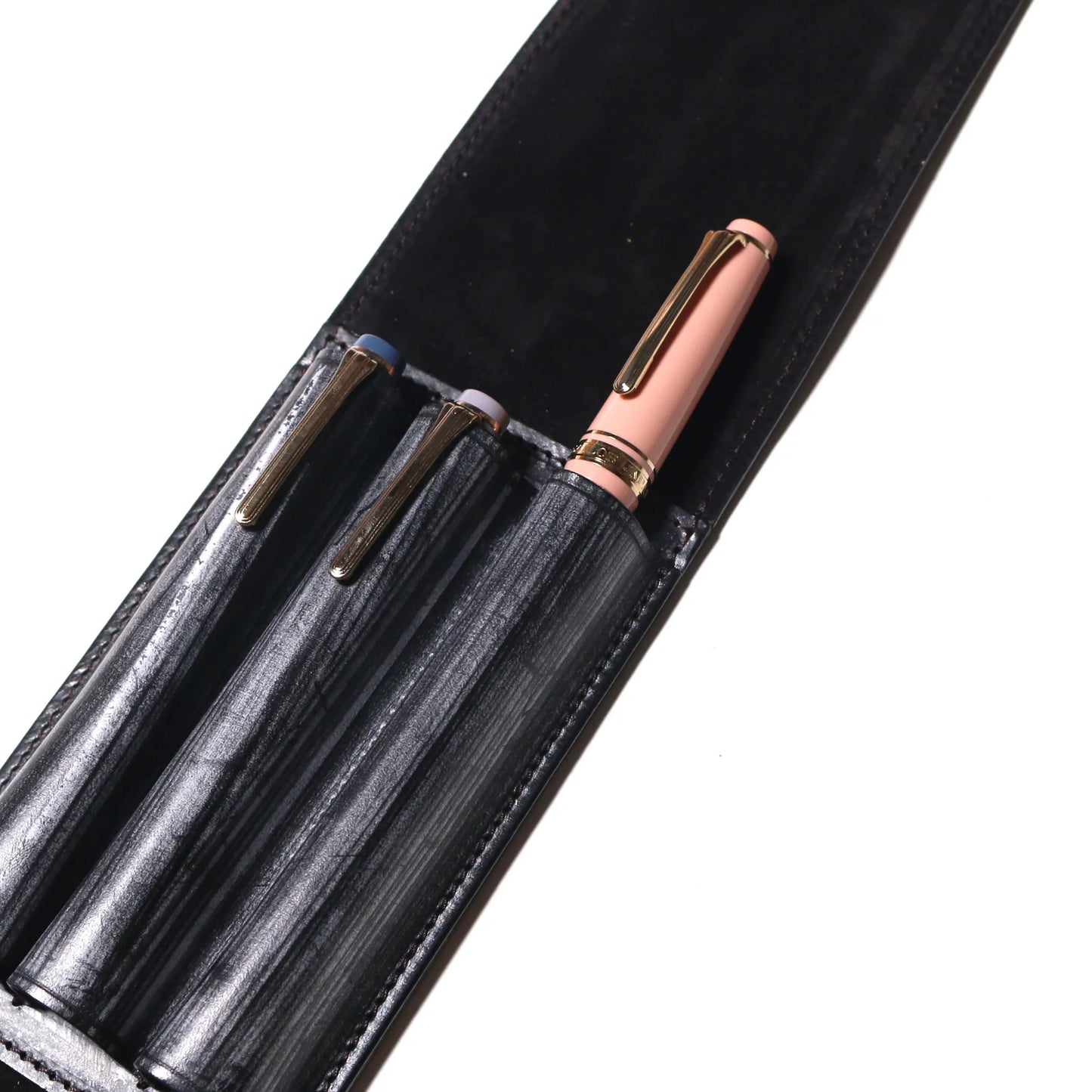 PRE-ORDER: Bridle Leather Fountain Pen Case (3 pens)