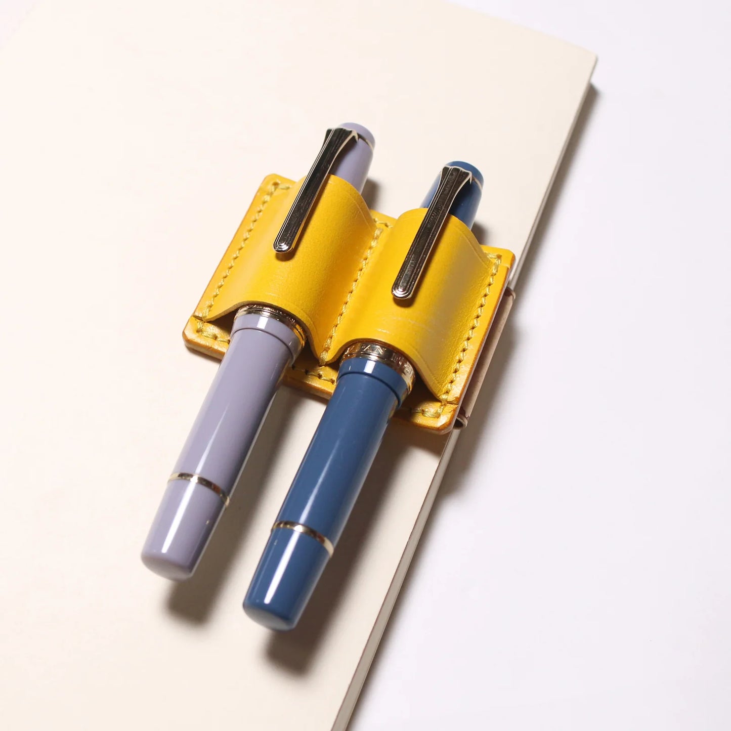 PRE-ORDER: Bridle leather clip pen holder