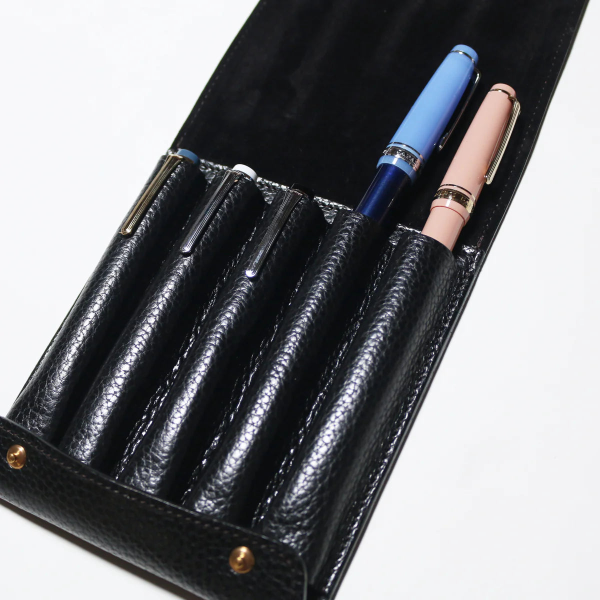 Toscana Leather Fountain Pen Case (5 pens)