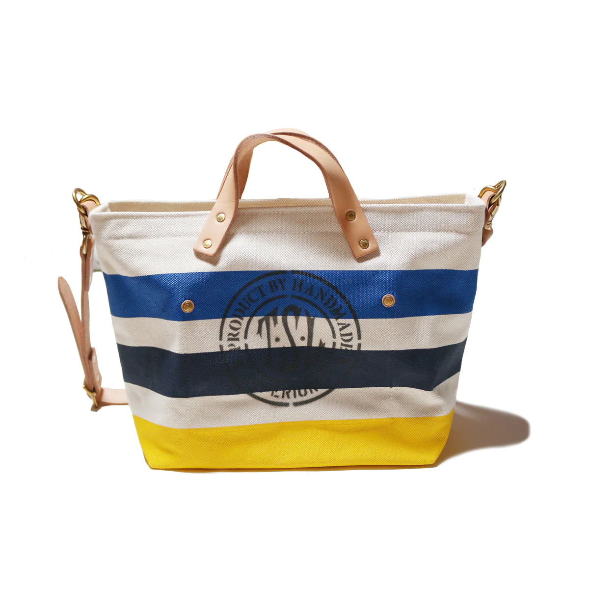 Celine Large Cabas Thais In Striped Textile in Blue | Lyst