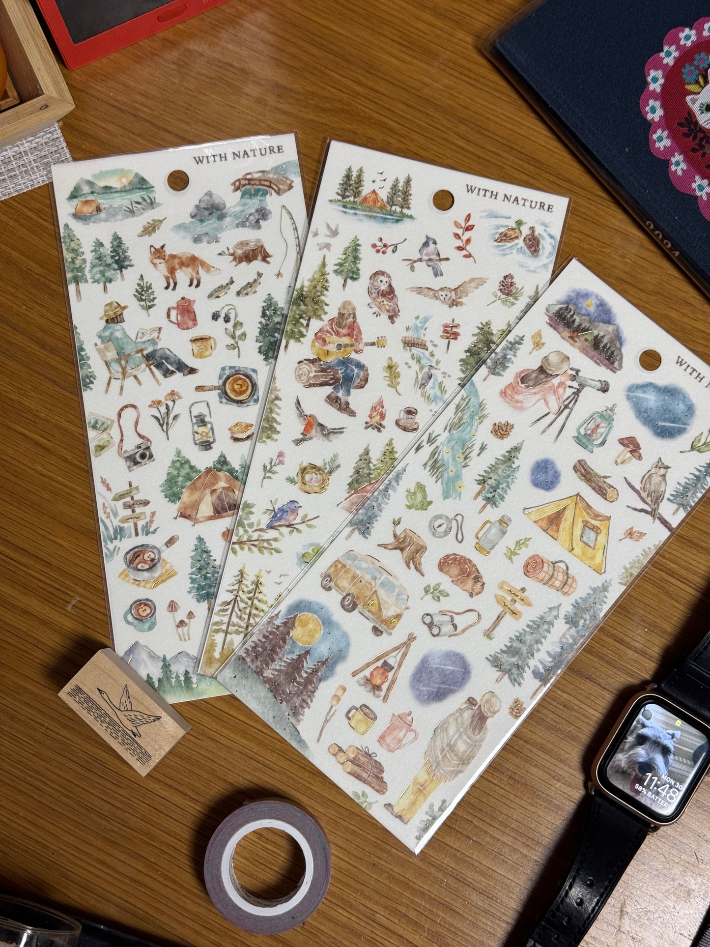 With Nature Sticker Sets