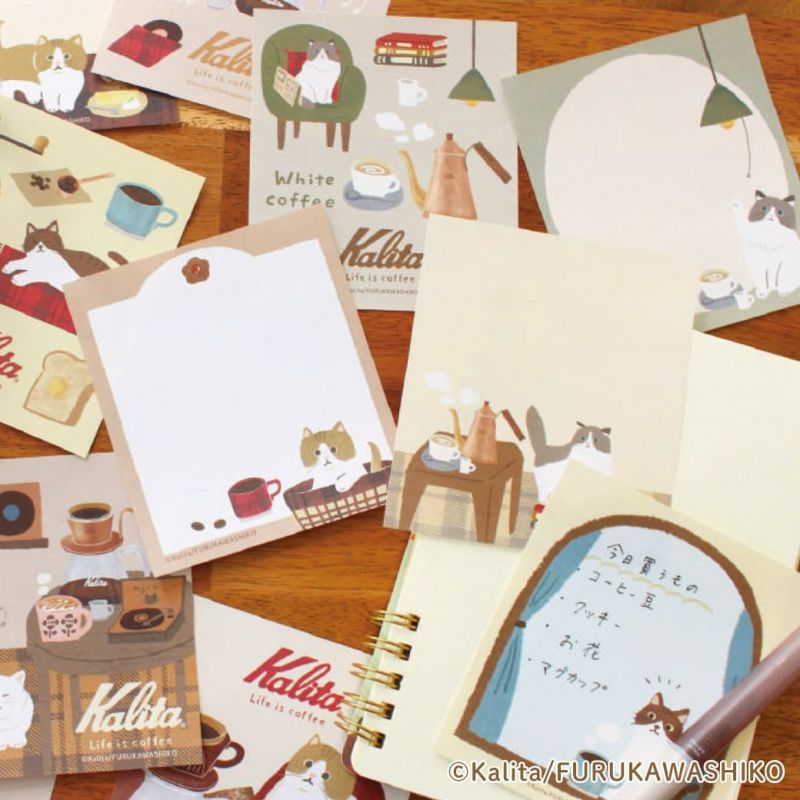 Furukawa Paper: Memo Pad - Kalita: Life is Coffee Series