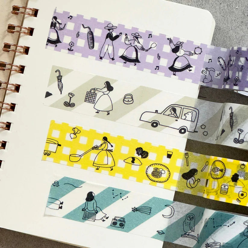 Masking Tape: ネクタイ (necktie) x 水縞 (Mizushima): 星を探して (Hoshi wo sagashite) - Searching for the Stars