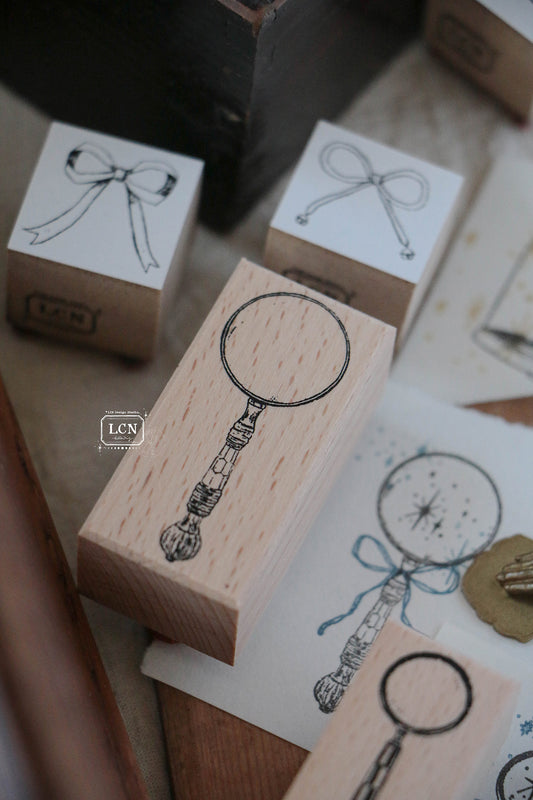 LCN Rubber Stamp: Magnifying Glass - L size
