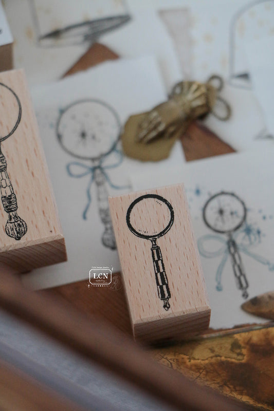 LCN Rubber Stamp: Magnifying Glass - S size