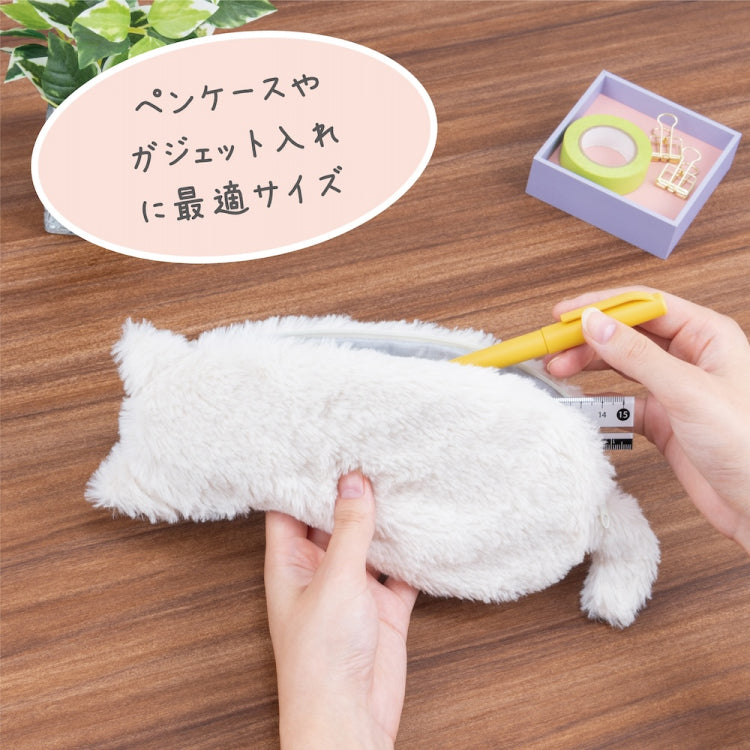 Kittenページ ノベルティ　ケース Tsuki 'Neko Days' Travel Pen Pouch ☾ – NotebookTherapy