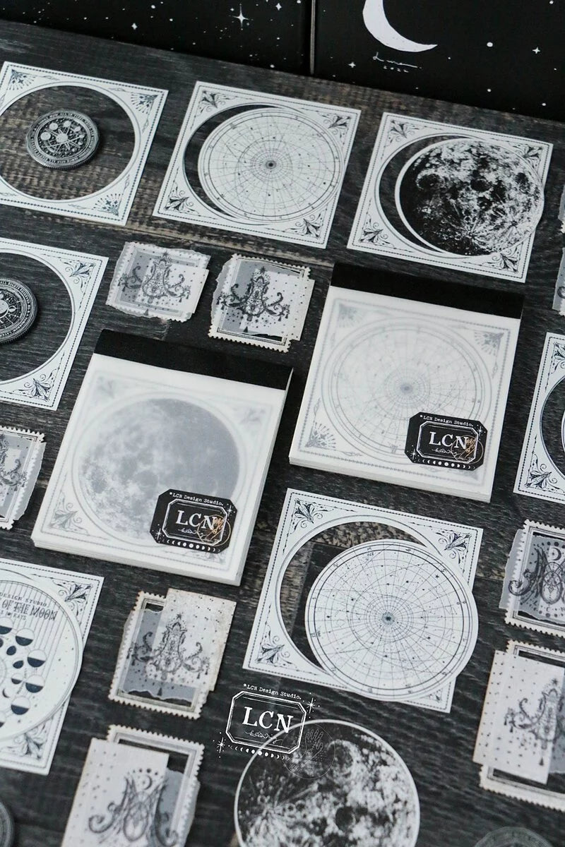 LCN letterpress notepad: Star-Moon