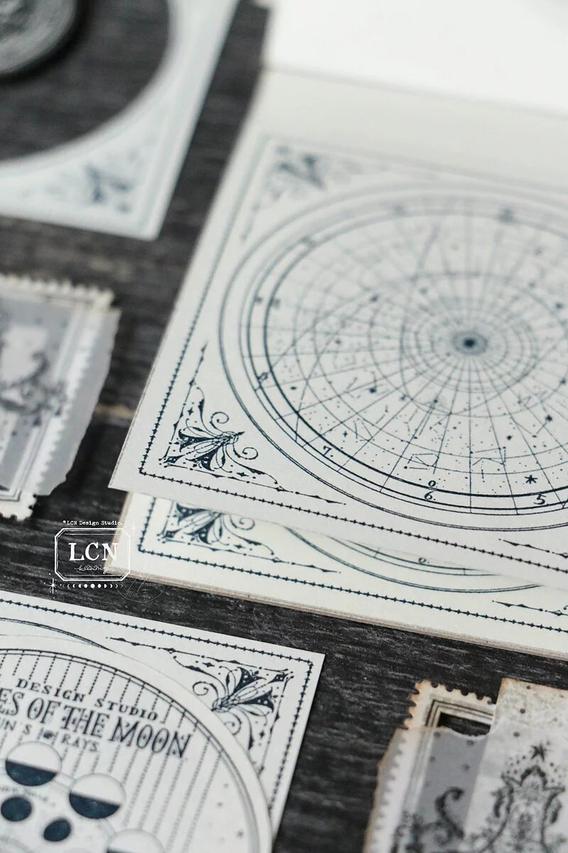 LCN letterpress notepad: Star-Moon