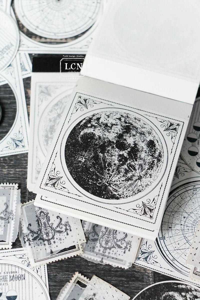 LCN letterpress notepad: Star-Moon