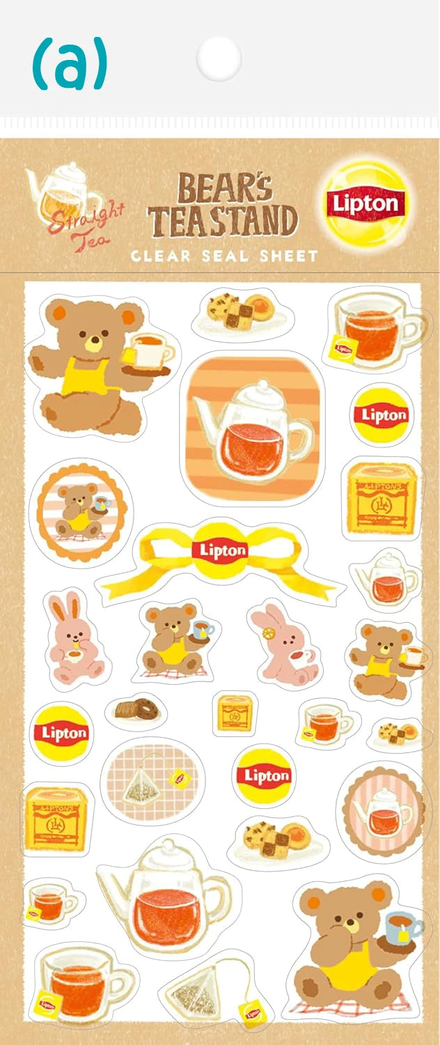 Furukawa Paper: PET Stickers Sheet- Lipton Tea Series