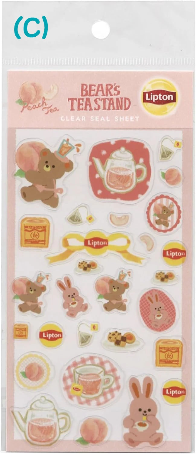 Furukawa Paper: PET Stickers Sheet- Lipton Tea Series