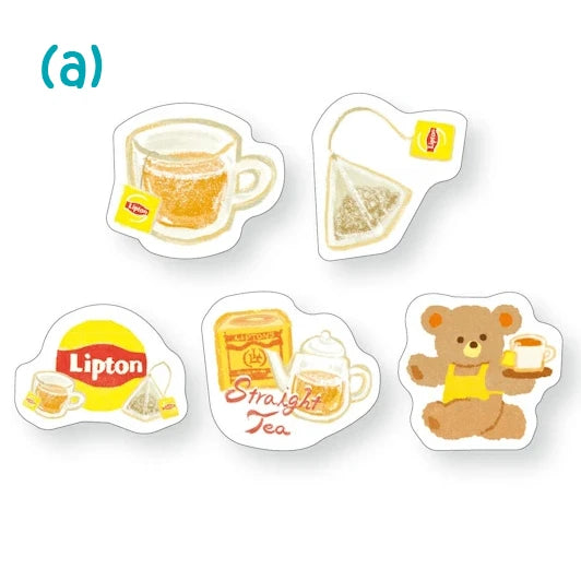 Furukawa Paper: Flake Stickers - Lipton Tea Series