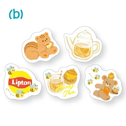 Furukawa Paper: Flake Stickers - Lipton Tea Series