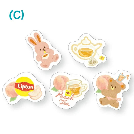 Furukawa Paper: Flake Stickers - Lipton Tea Series
