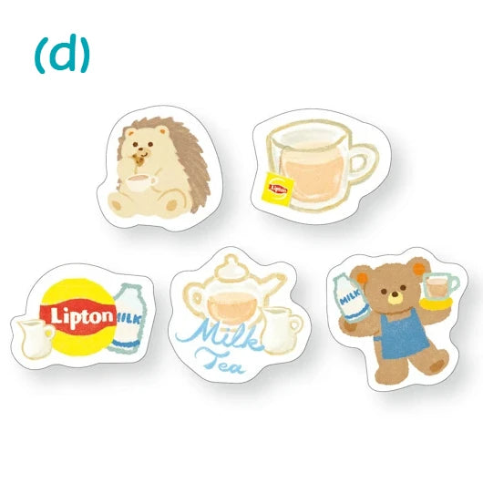 Furukawa Paper: Flake Stickers - Lipton Tea Series