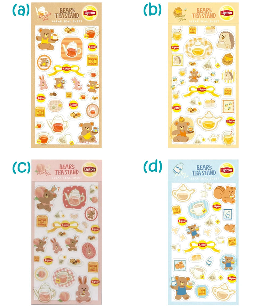 Furukawa Paper: PET Stickers Sheet- Lipton Tea Series