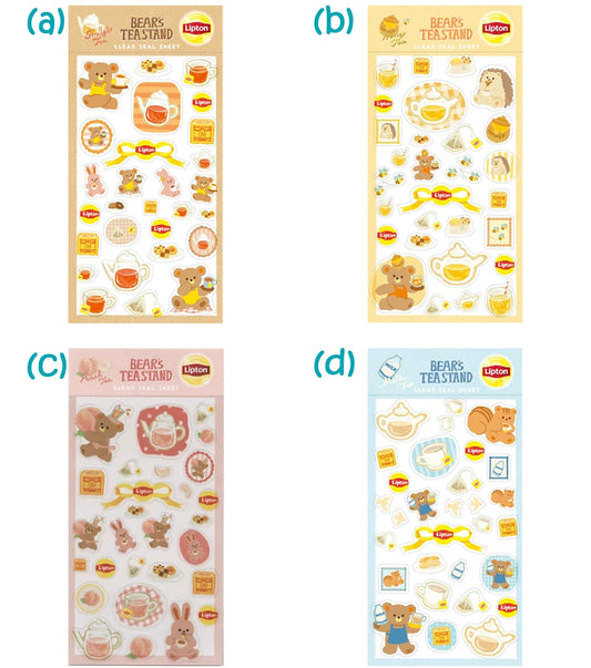 Furukawa Paper: PET Stickers Sheet- Lipton Tea Series