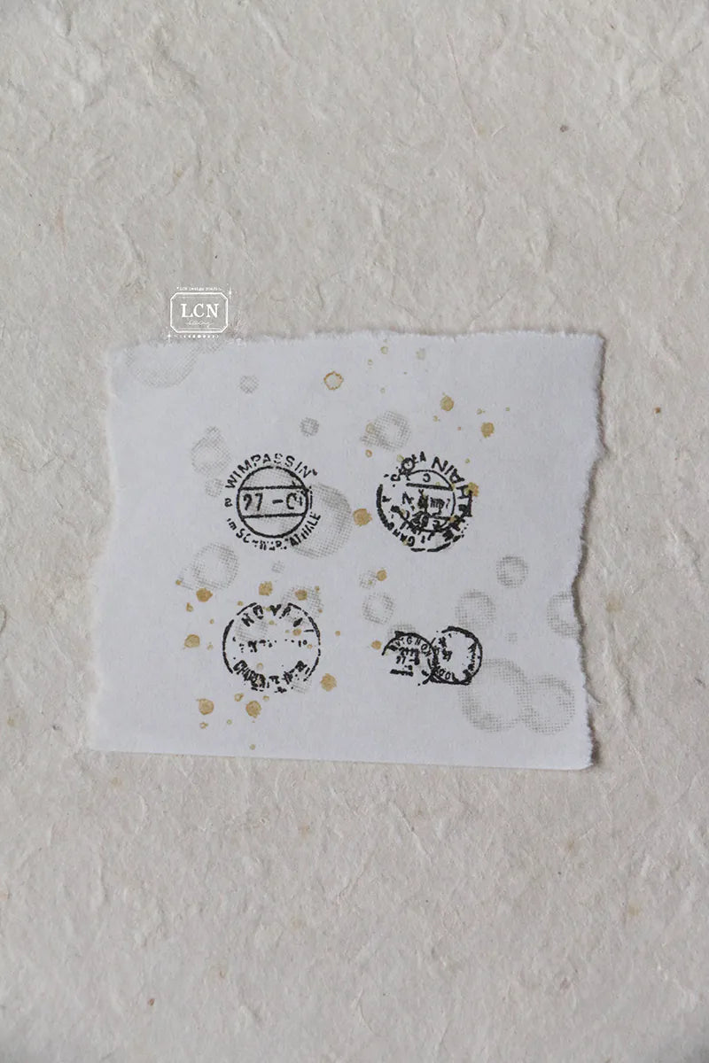 LCN rubber stamp set: Mini Postage Marks