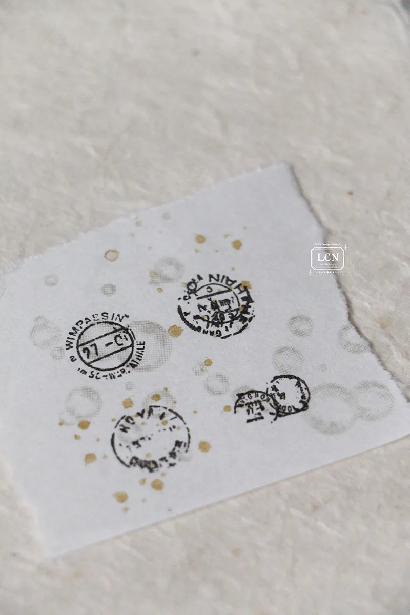 LCN rubber stamp set: Mini Postage Marks