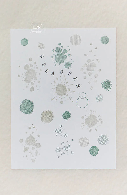 LCN clear stamps: Splashes