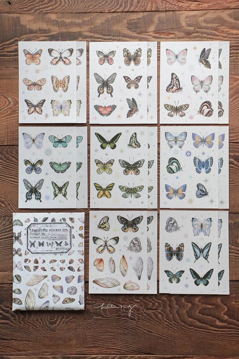 LCN sticker set: Butterfly