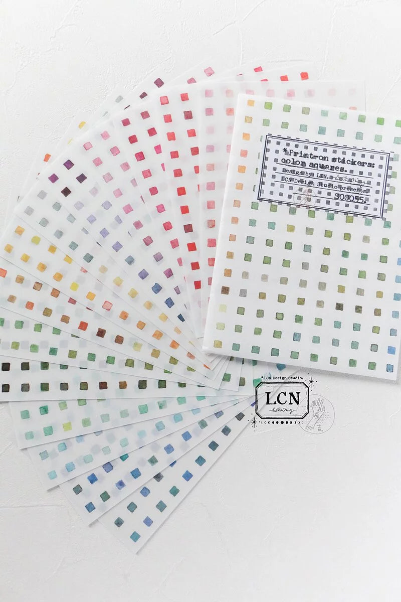 LCN print-on stickers: Color Squares