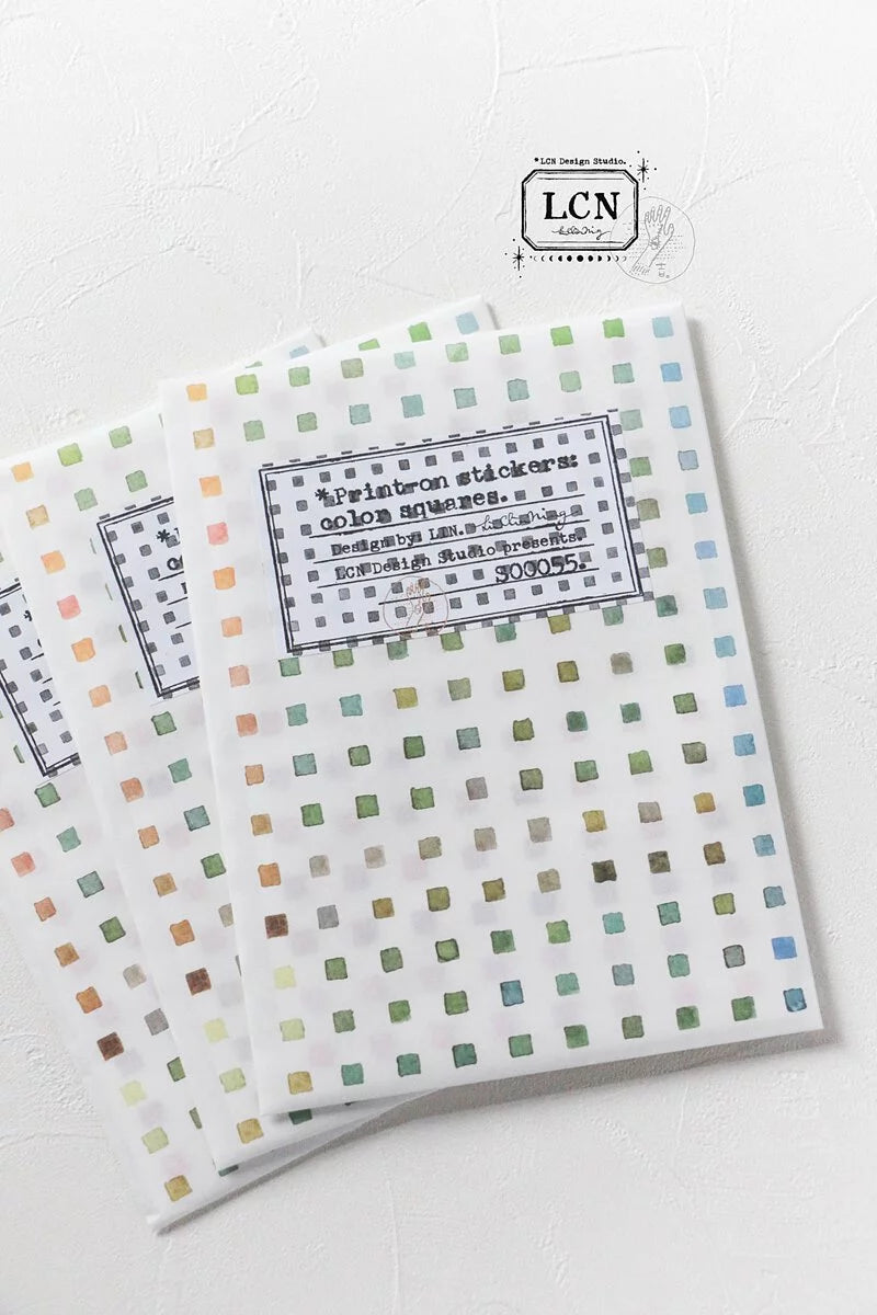 LCN print-on stickers: Color Squares