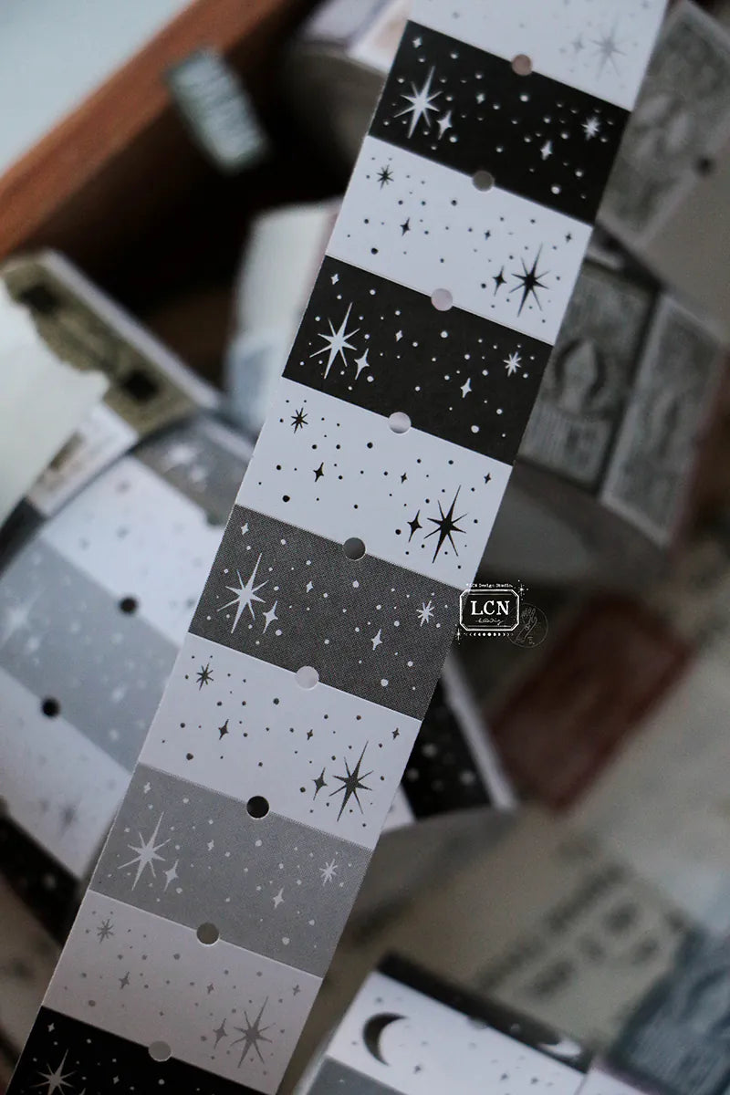 LCN label sticker roll: The stars