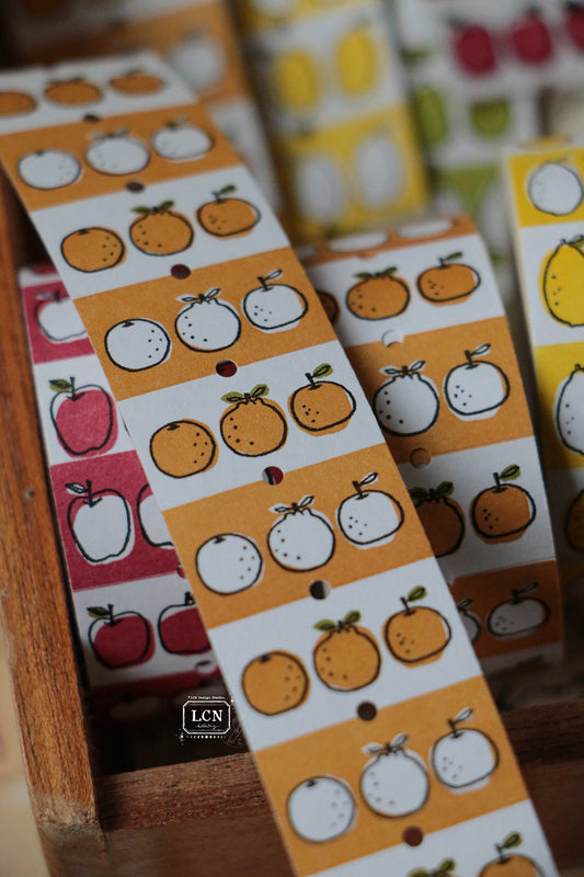 LCN Label Sticker Roll: Tangerine