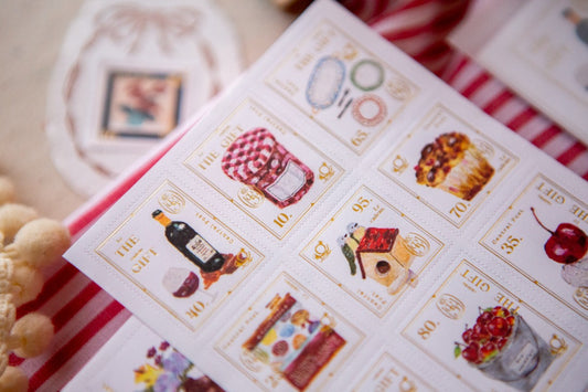 OURS sticker :The Gift Postage Stamp Sticker