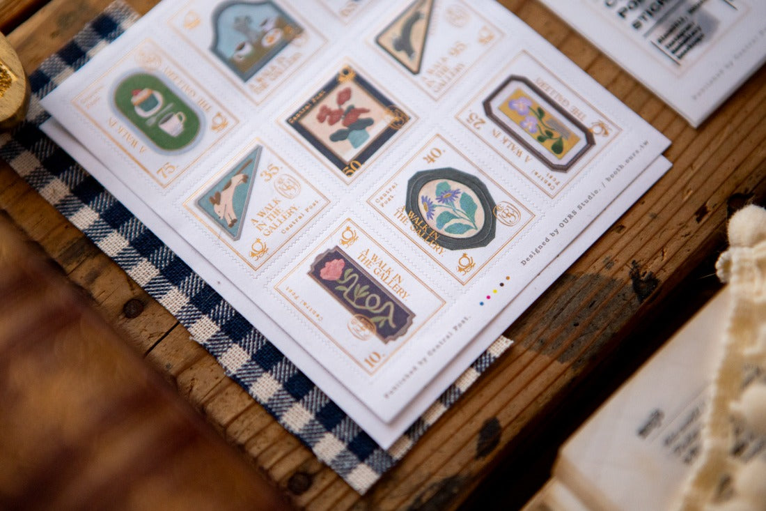 OURS sticker :The Gallery Postage Stamp Sticker