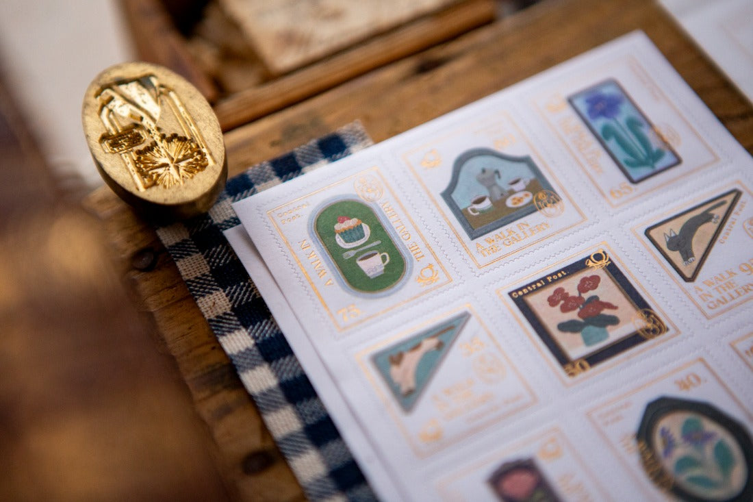 OURS sticker :The Gallery Postage Stamp Sticker