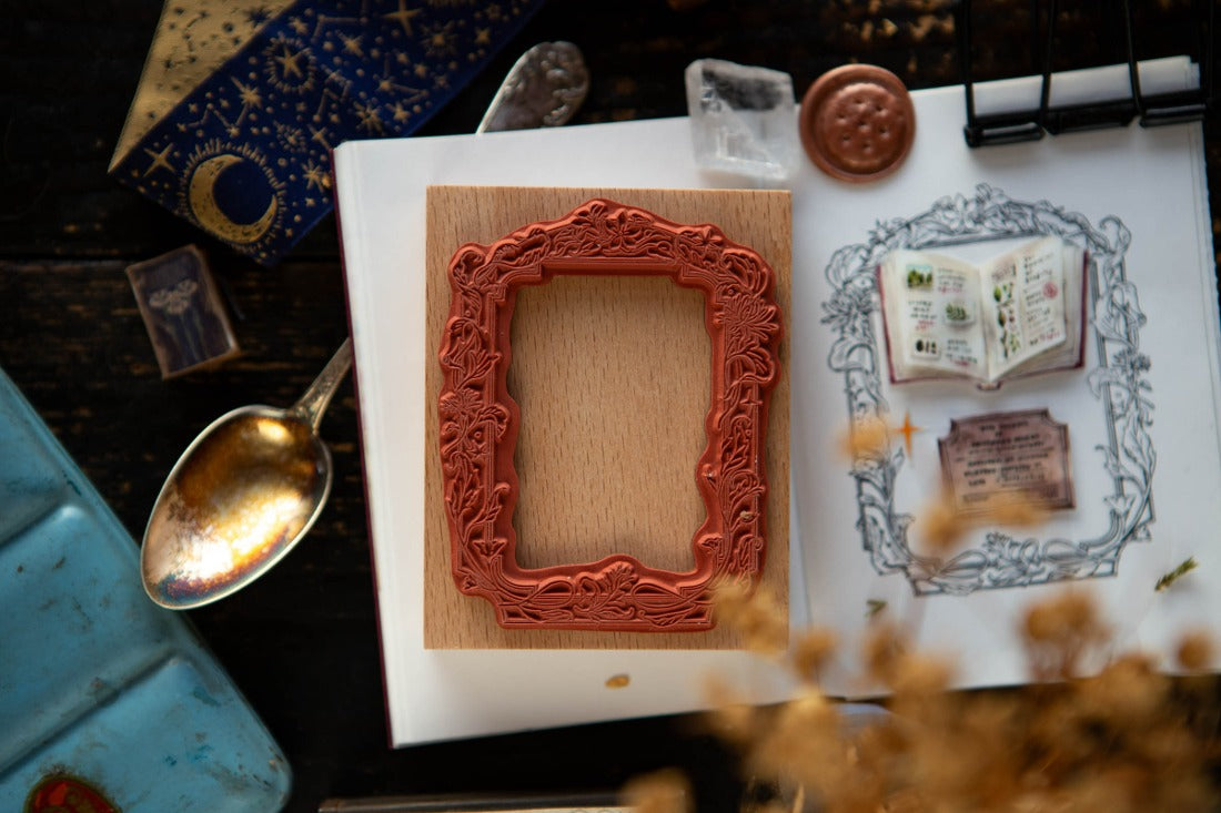 OURS rubber stamp: Flower Frame B