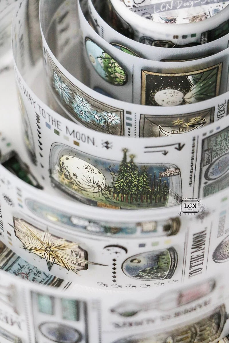 LCN masking tape: Pieces of the Universe - UV printing matte PET tape