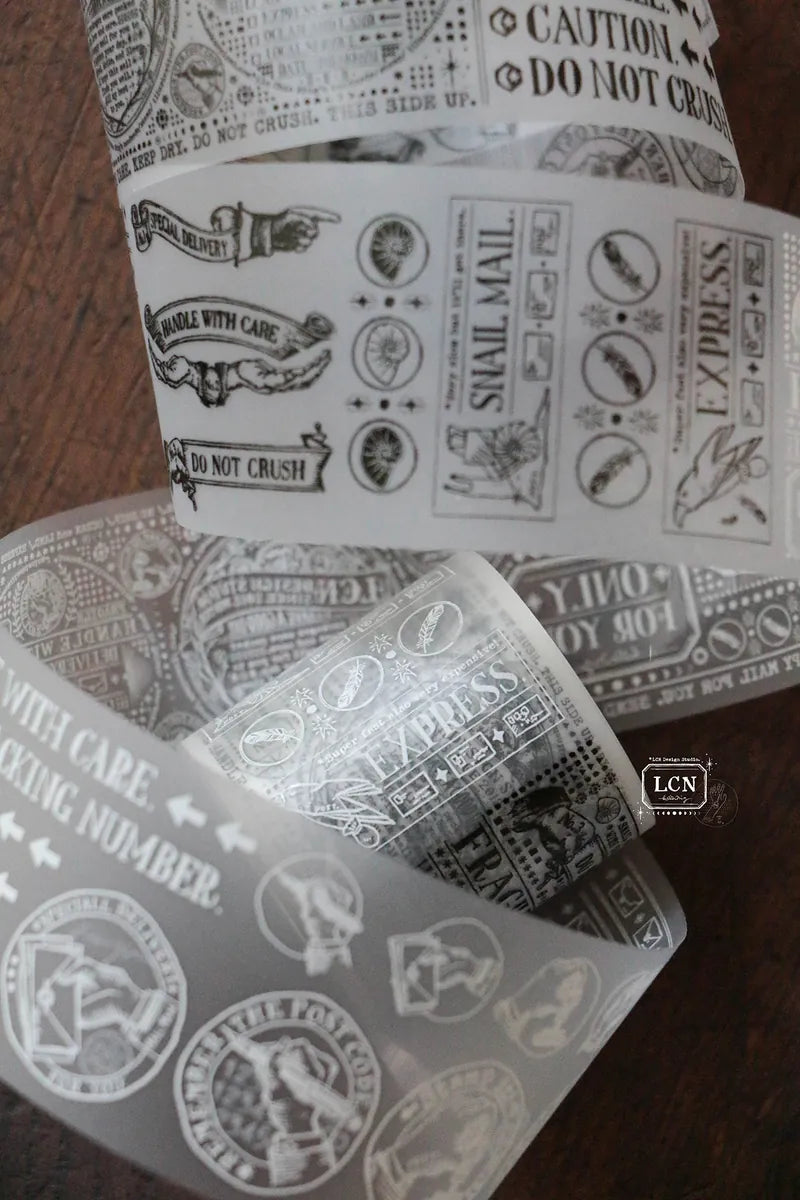 LCN masking tape: All about Postage - UV printing matte PET tape