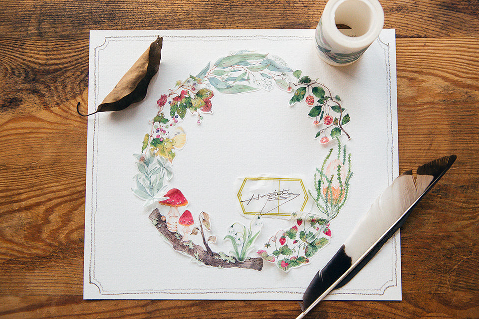 OURS masking tape: Wild Wreath #2