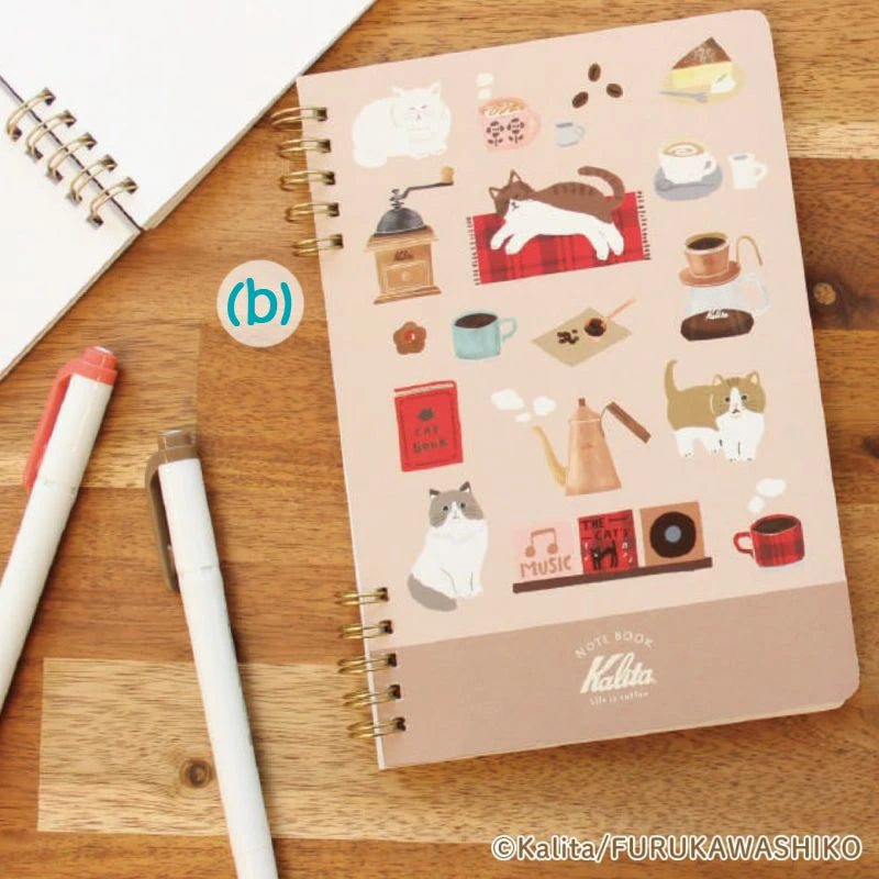 Furukawa Paper: Ring Notebook (B6) - Kalita: Life is Coffee Series