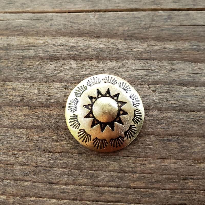 PRE-ORDER: Brass Pin Sun Round