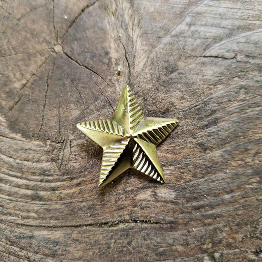 Brass Concho Star