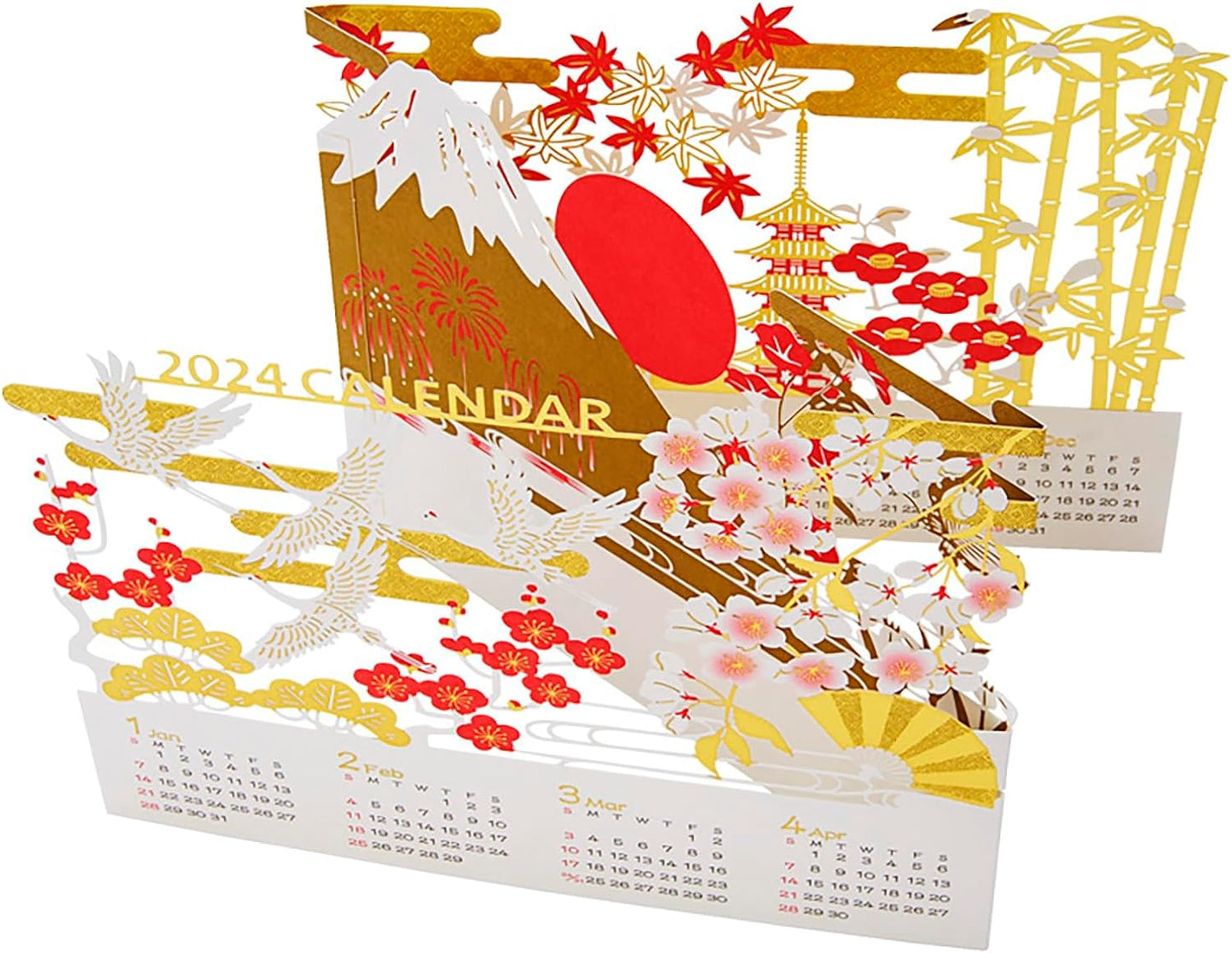 Sanrio Greeting Card: Mount Fuji Four Seasons 2024 Calendar