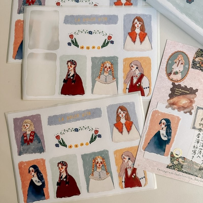 LA DOLCE VITA: Stickers - Elegant Woman Gallery