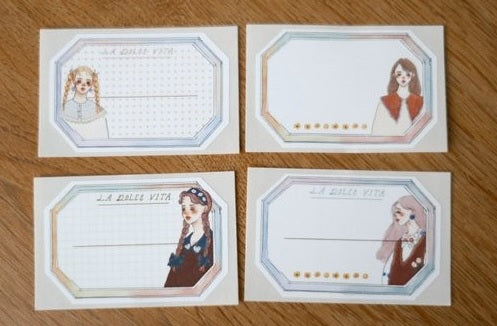 LA DOLCE VITA: Label Stickers - Octagonal label stickers set ...