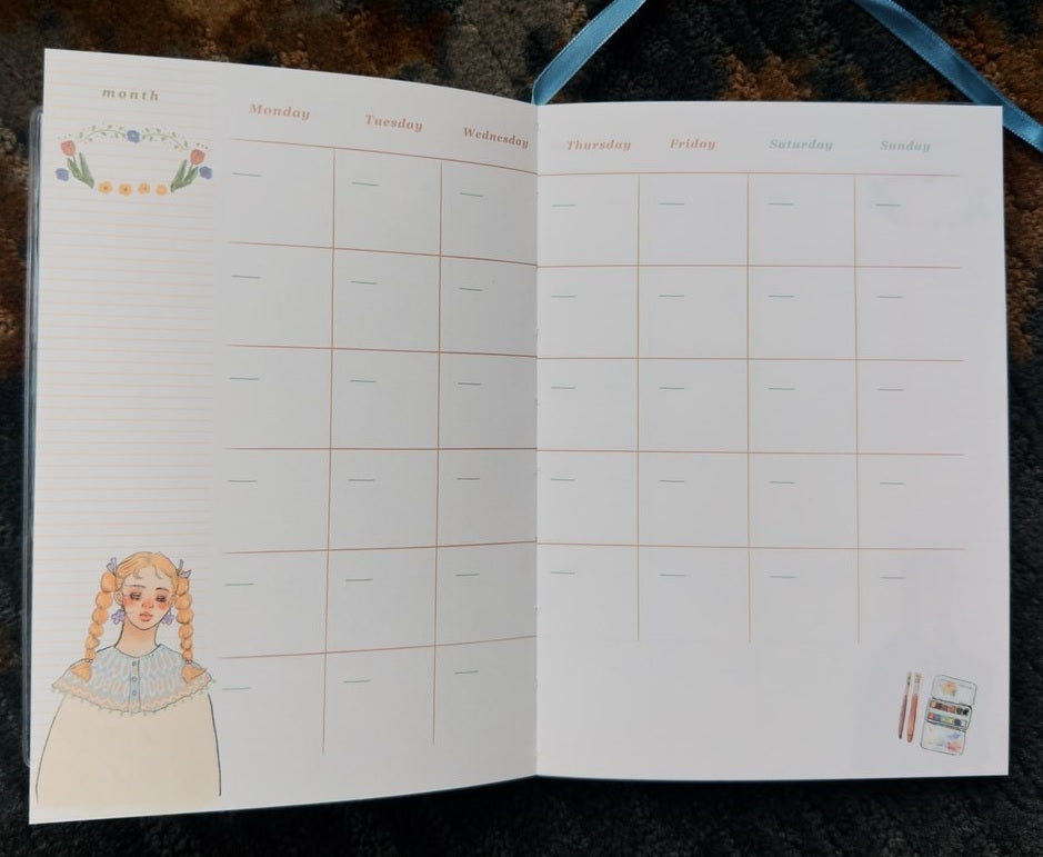 LA DOLCE VITA: Free date B6 Planner: Camping Life