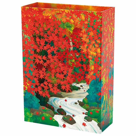 Greeting Card: Maple Leaves along the River