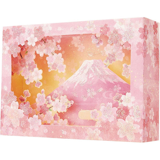 Greeting Card: Spring, Mt. Fuji & Cherry Blossom