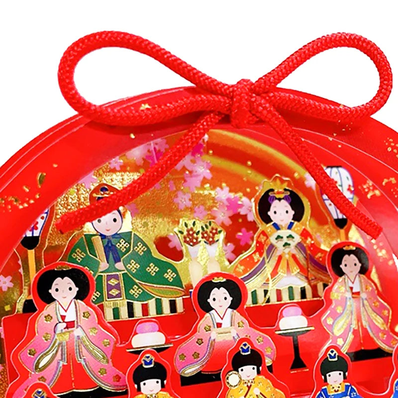 Greeting Card: ひなまつり Hinamatsuri (Girl's Day) Five Stages