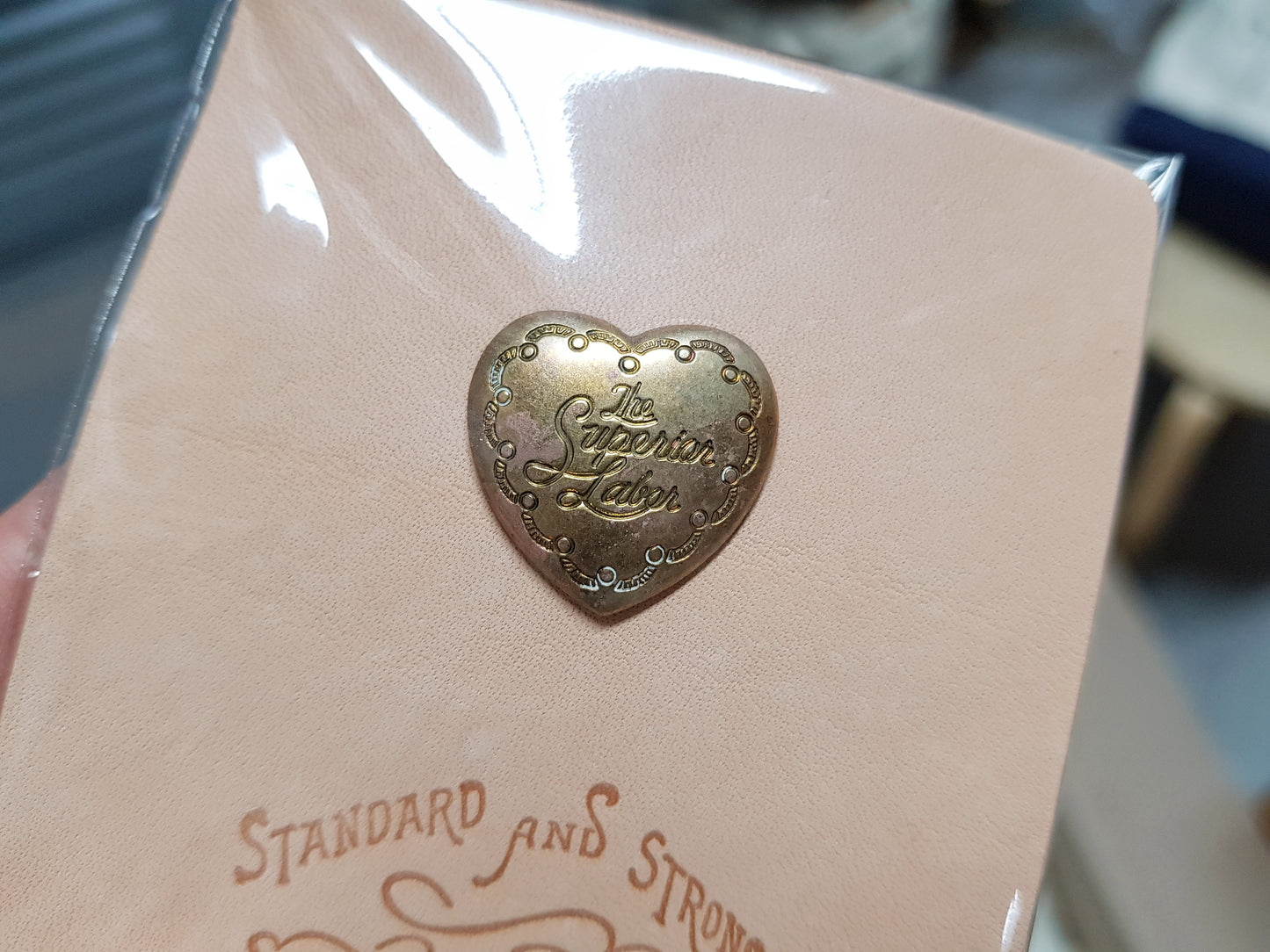 Brass Pin Heart