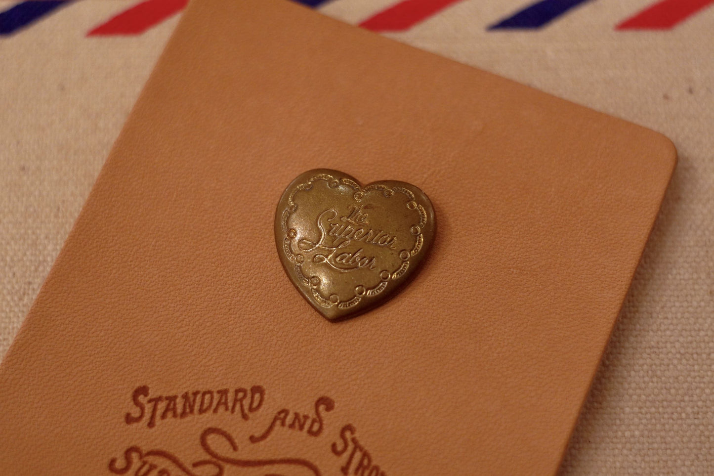 Brass Pin Heart
