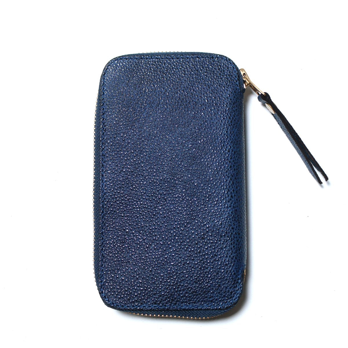 Kurozan Indigo Leather Zip Pen Case – Wanderlust by T.S.L